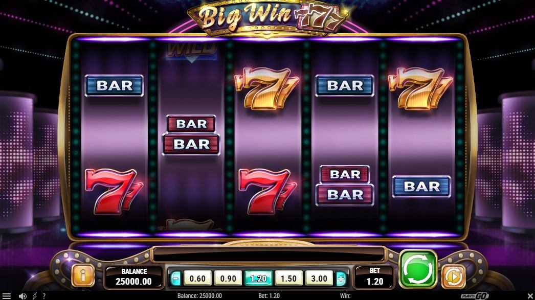 Big Win 777 Slot Gameplay