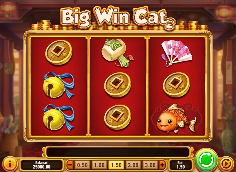 Big Win Cat Slot Gameplay