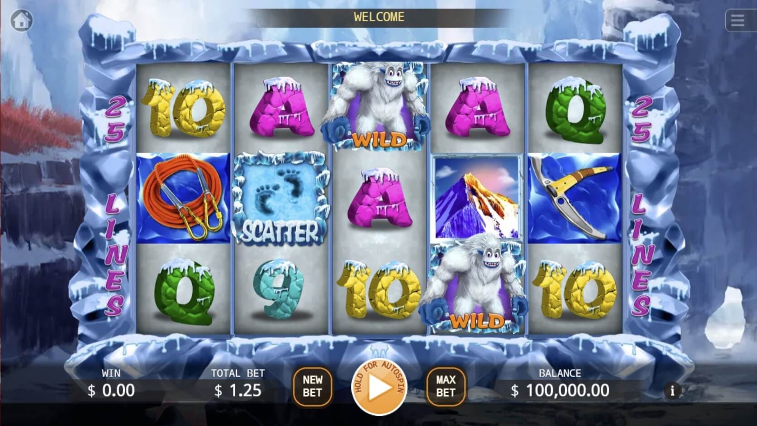 Bigfoot Yeti Slot Gameplay