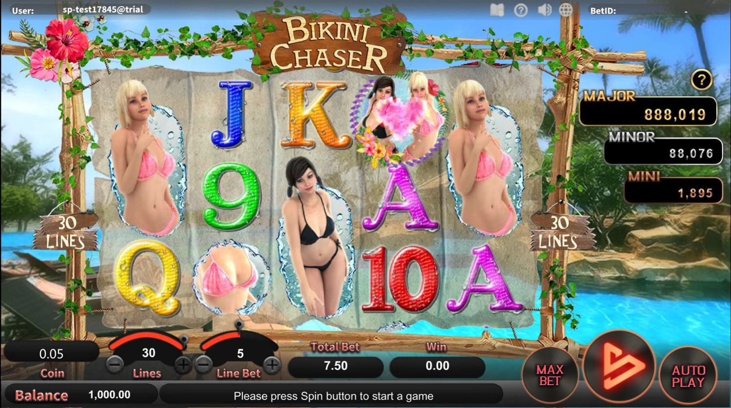 Bikini Chaser Slot Gameplay