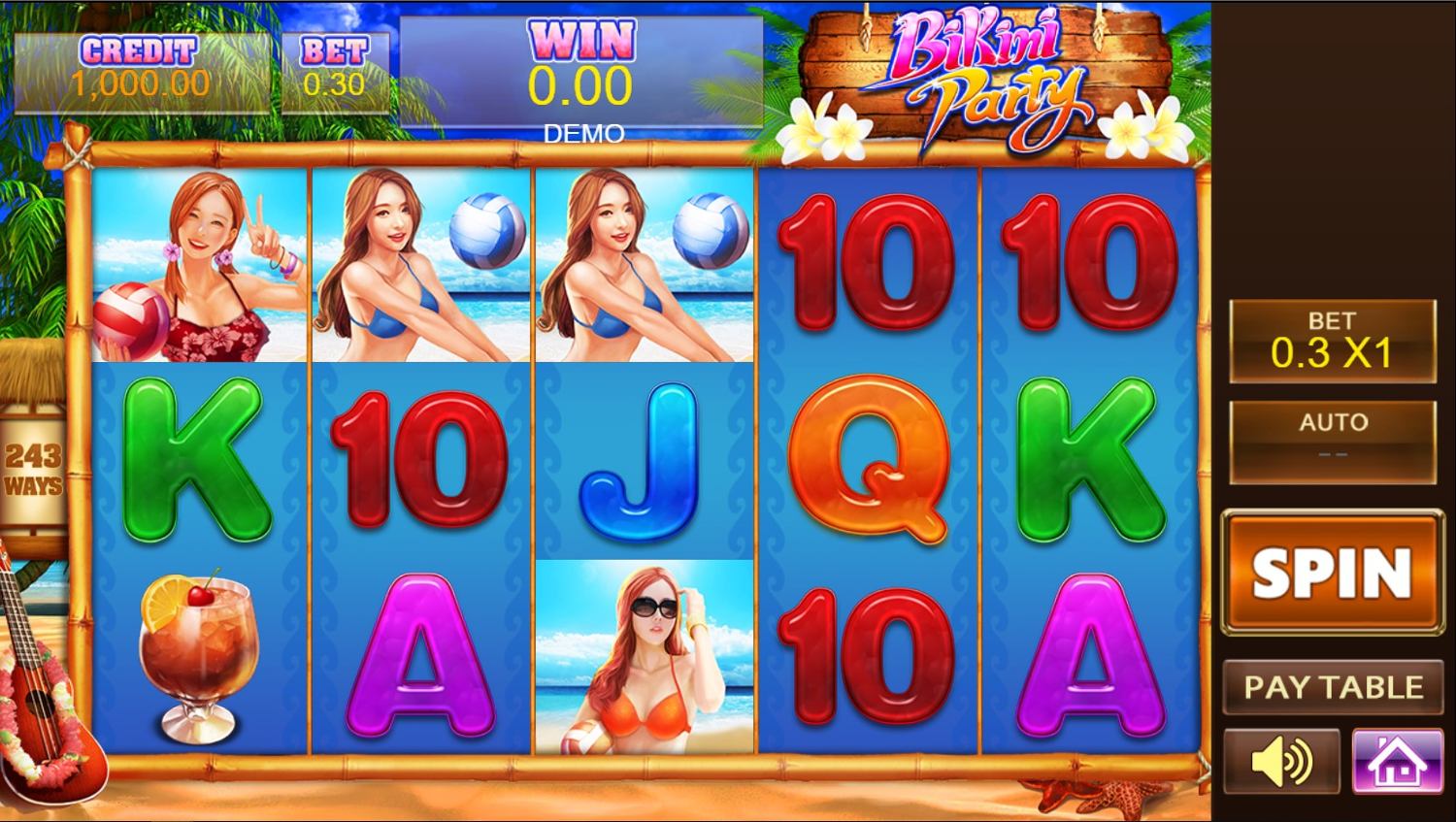 Bikini Party Slot Gameplay