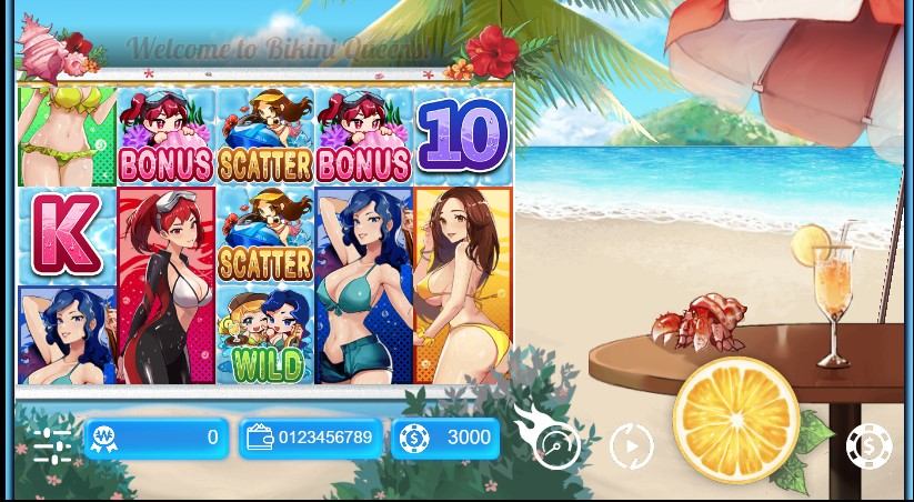 Bikini Queens Slot Gameplay