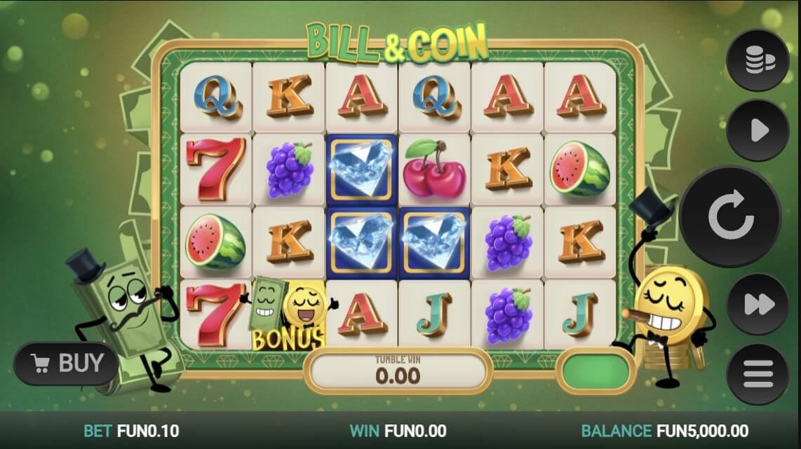 Bill & Coin Slot Gameplay