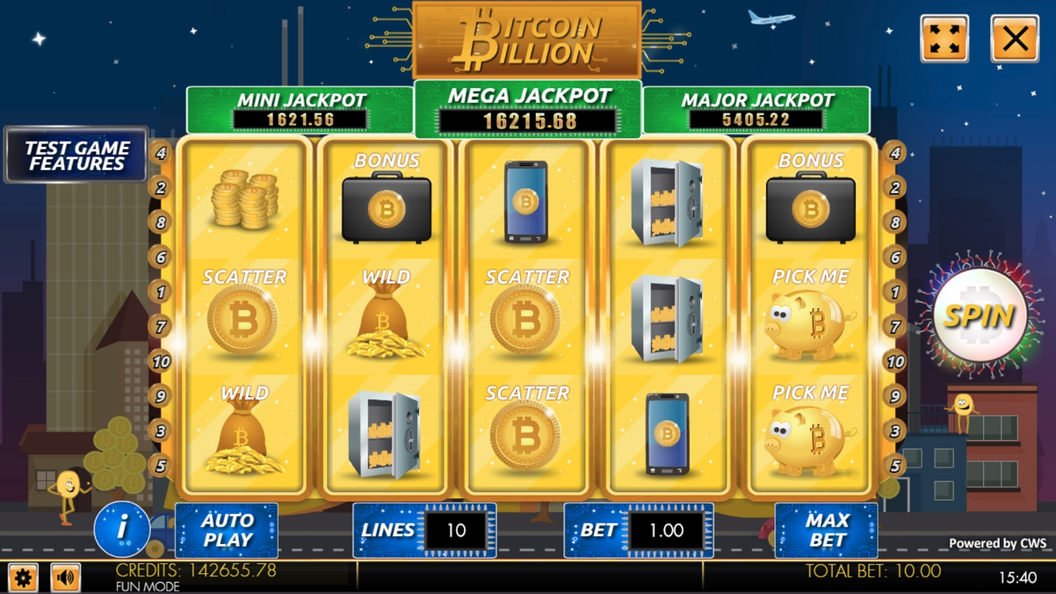 Bitcoin Billion Slot Gameplay