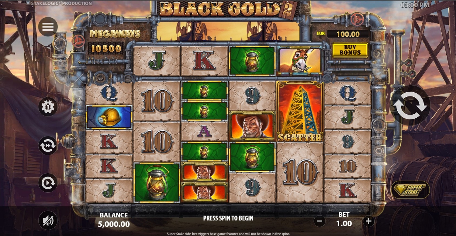 Black Gold 2 Megaways Slot Gameplay