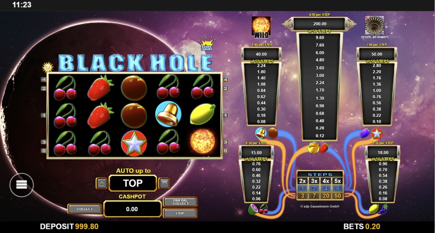 Black Hole Slot Gameplay