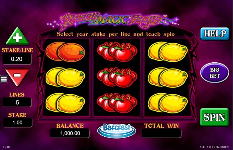 Black Magic Fruits Slot Gameplay