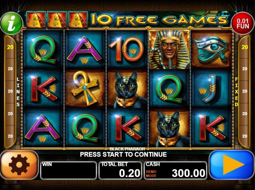 Black Pharaoh Slot Gameplay