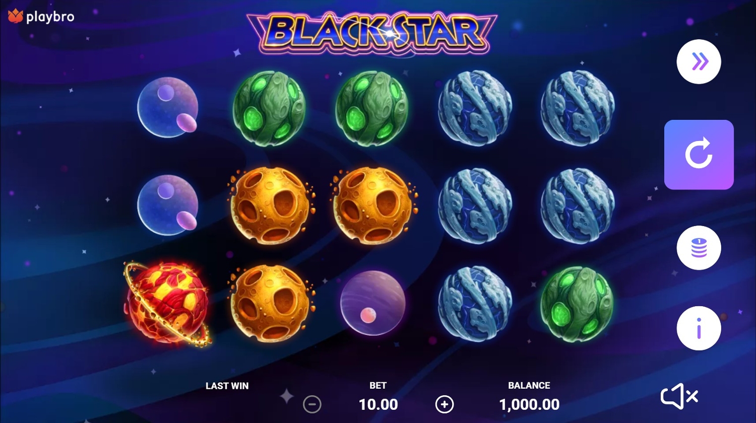 Black Star Slot Gameplay