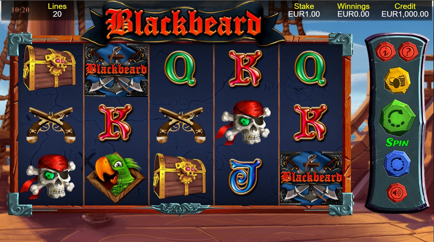 Blackbeard Slot Gameplay