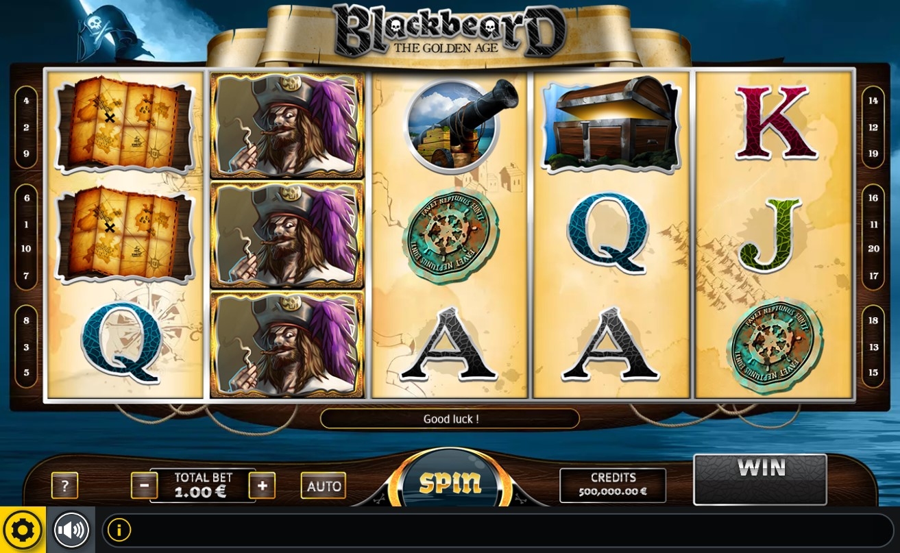 Blackbeard Slot Gameplay