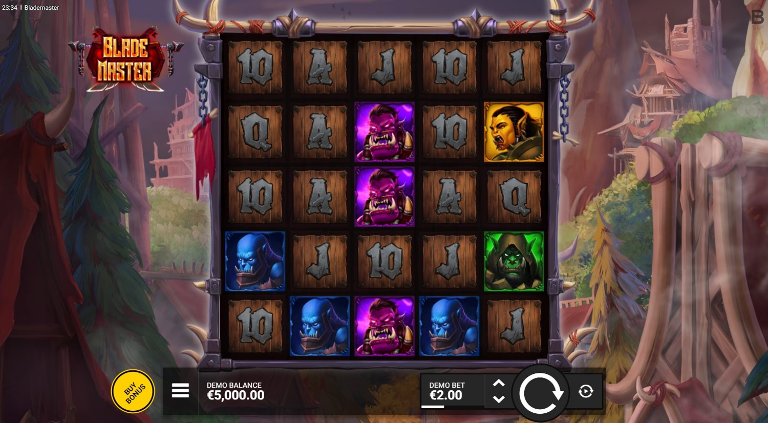 Blade Master Slot Gameplay