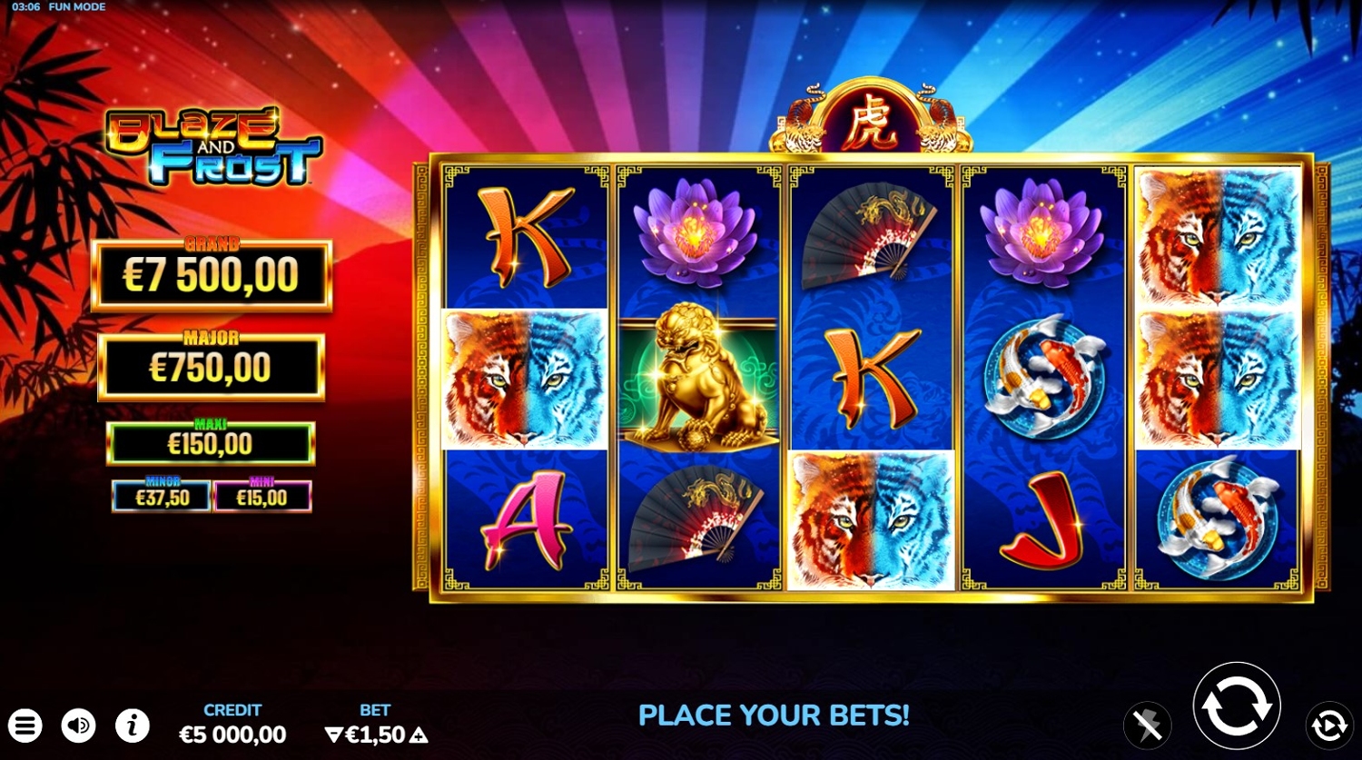 Blaze and Frost Slot Gameplay