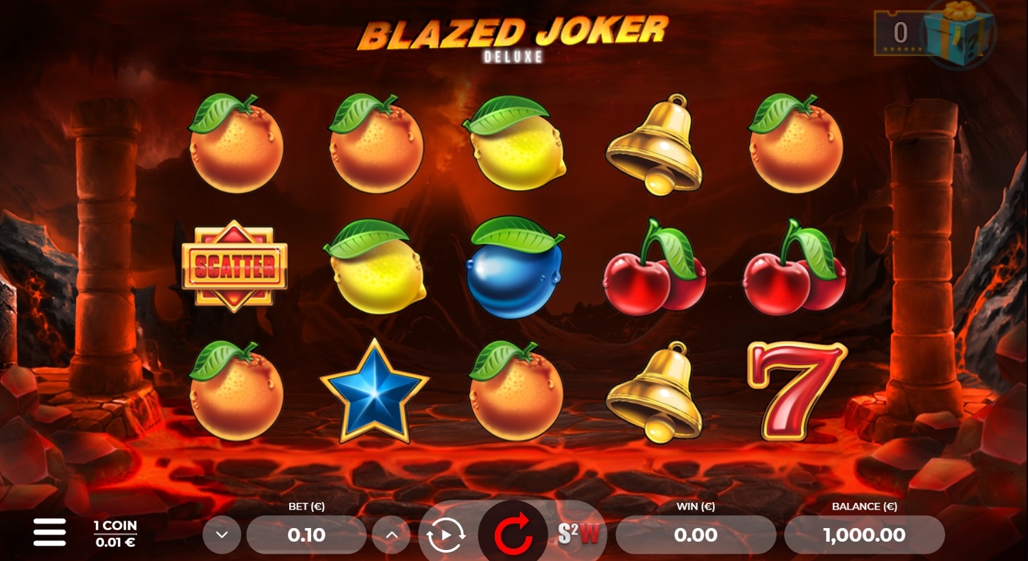 Blazed Joker Deluxe Slot Gameplay