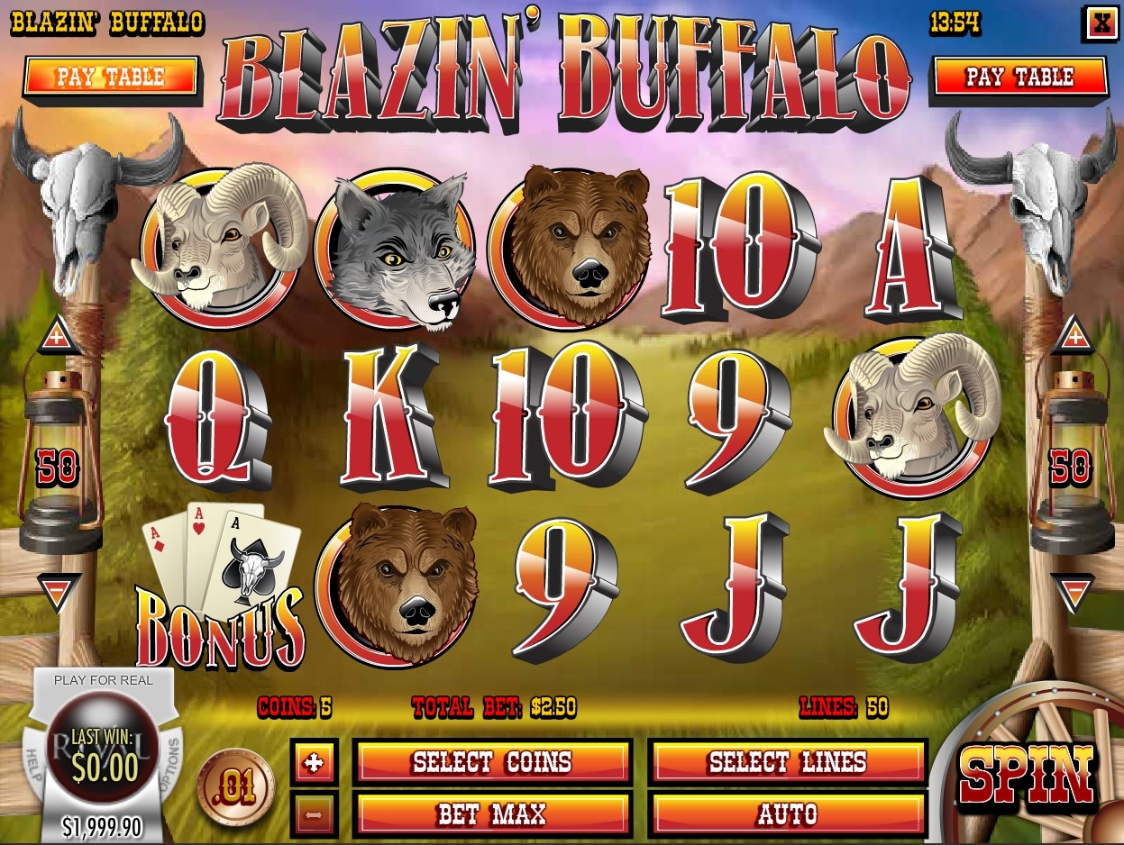 Blazin' Buffalo Slot Gameplay