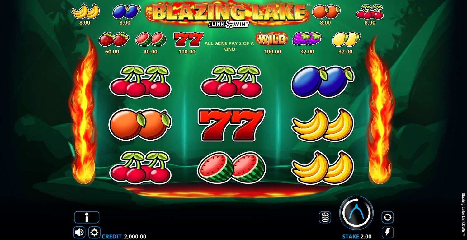 Blazing Lake Link & Win Slot Gameplay