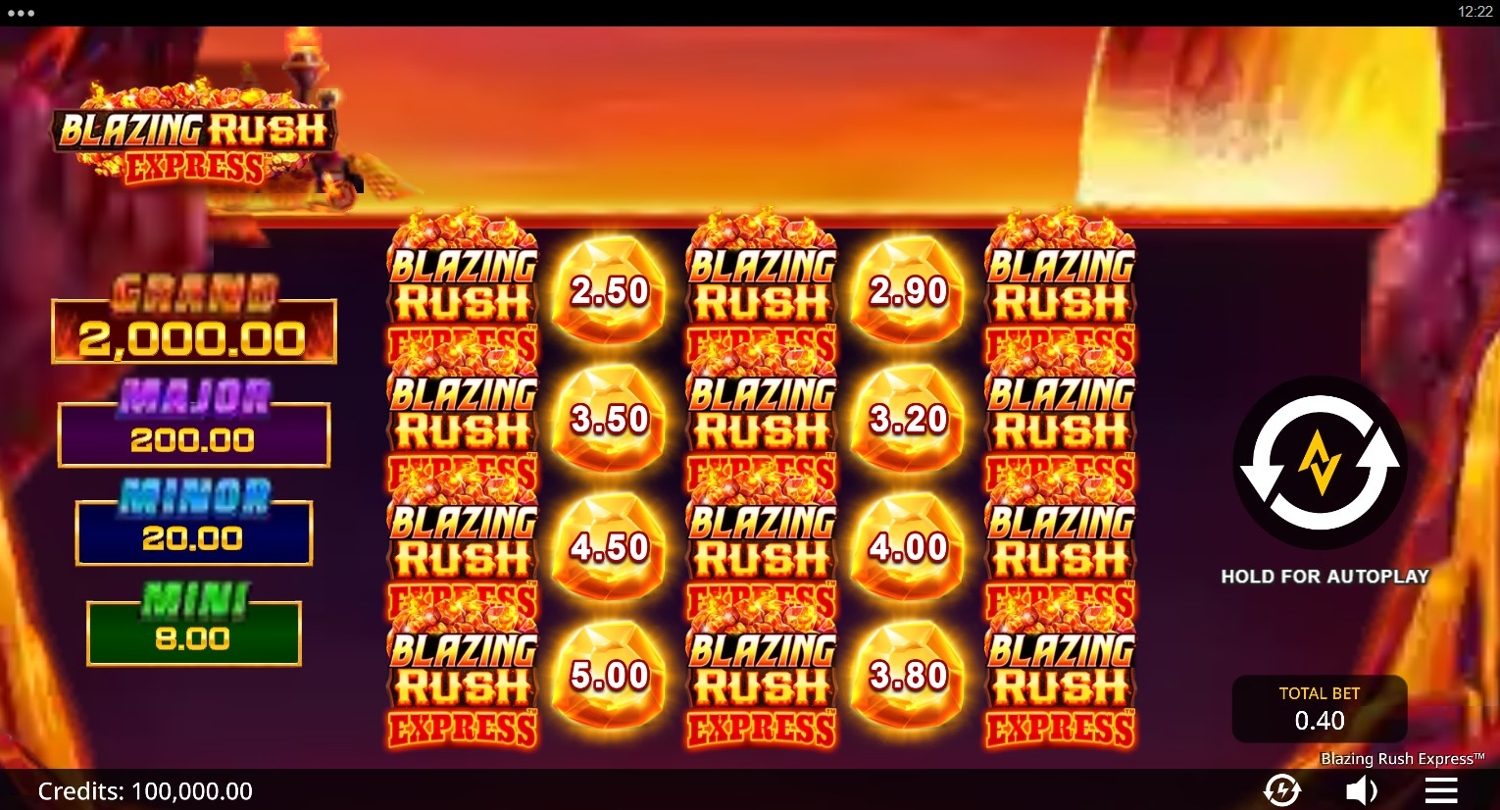 Blazing Rush Express Slot Gameplay