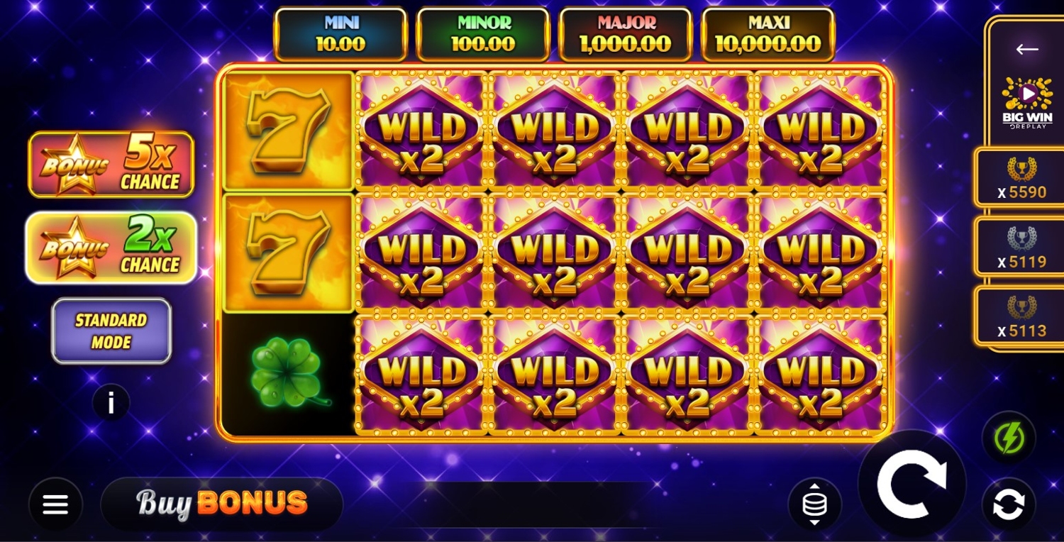 Blockbuster 7s Hold and Win Slot Gameplay