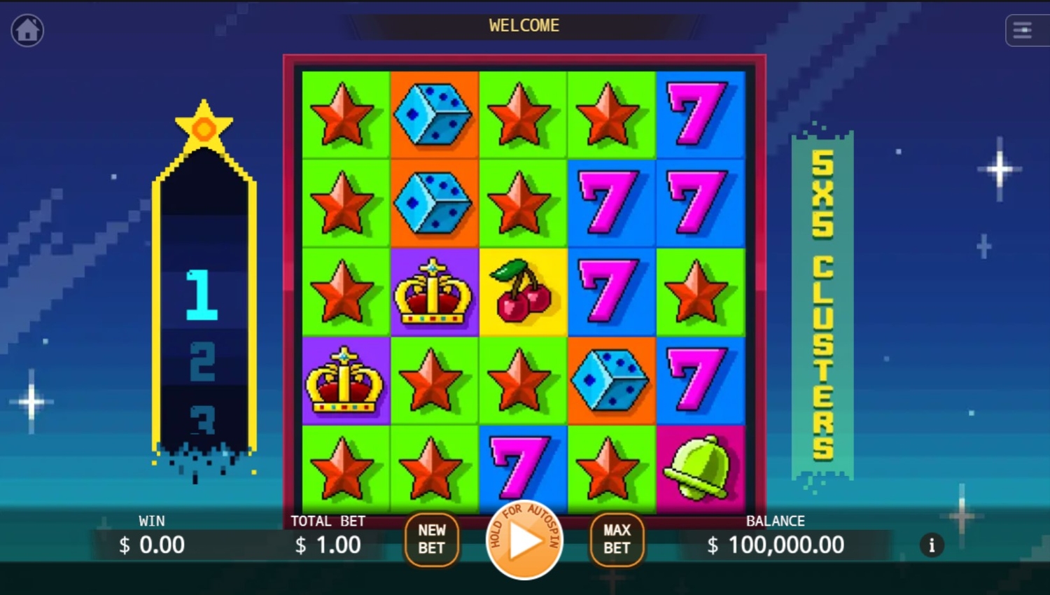 Blocky Block 2 Slot Gameplay