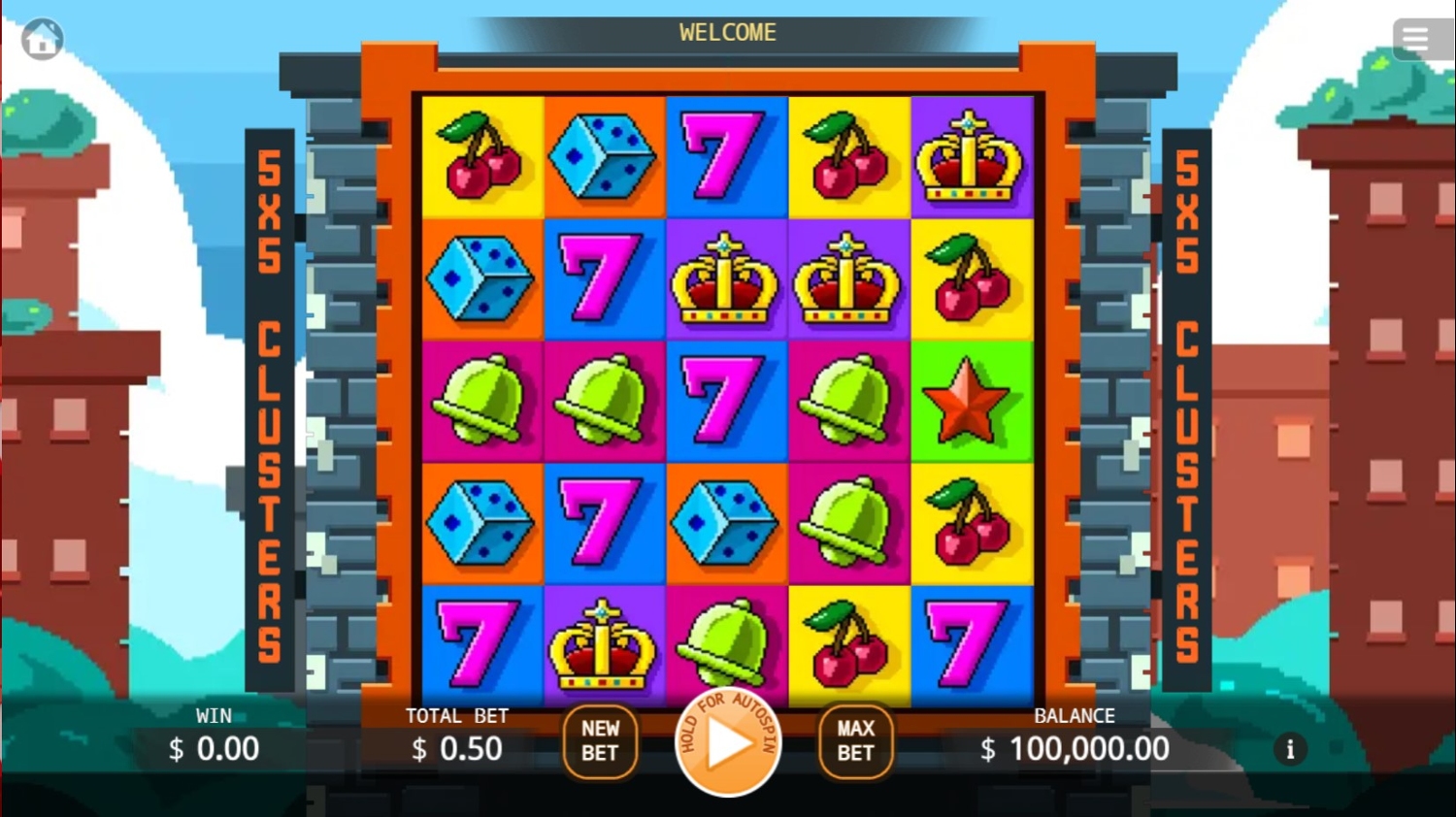 Blocky Block Slot Gameplay