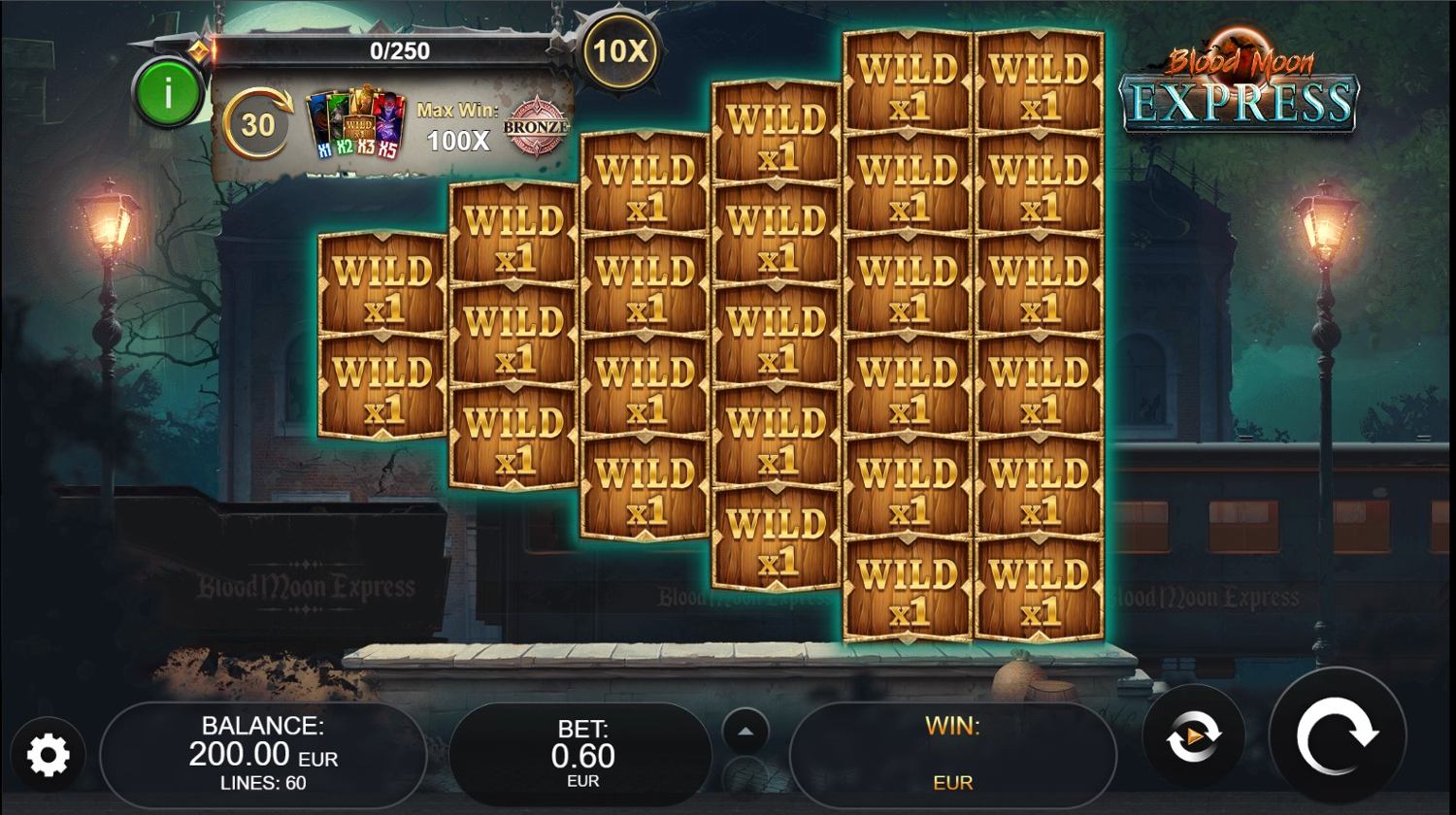 Blood Moon Express Slot Gameplay