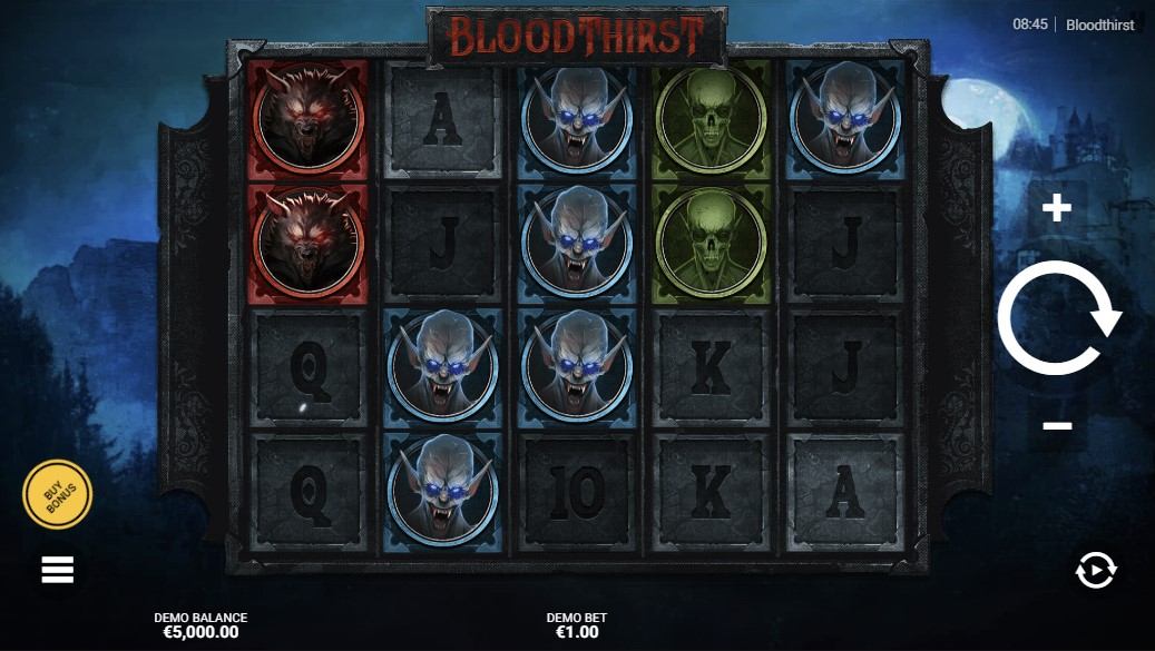 Bloodthirst Slot Gameplay