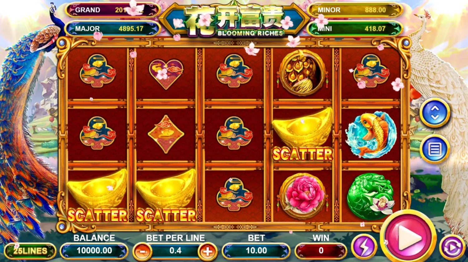 Blooming Riches Slot Gameplay