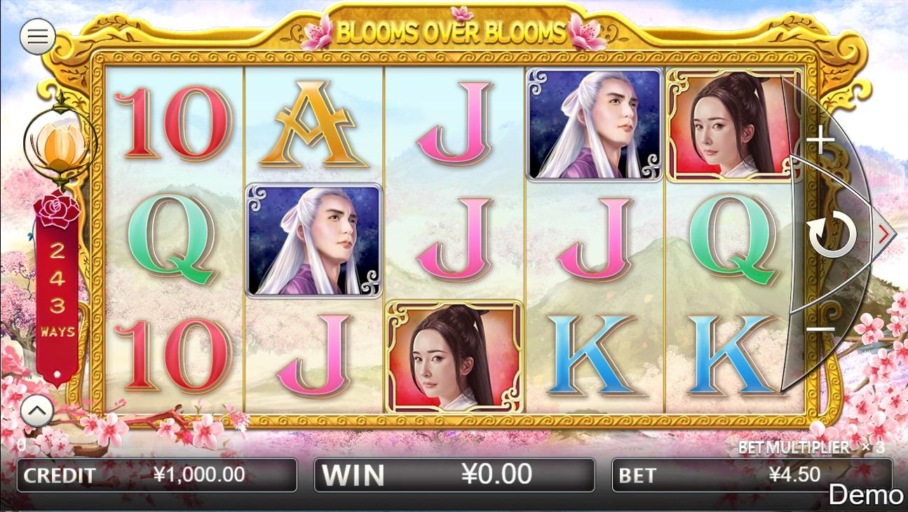 Blooms Over Blooms Slot Gameplay