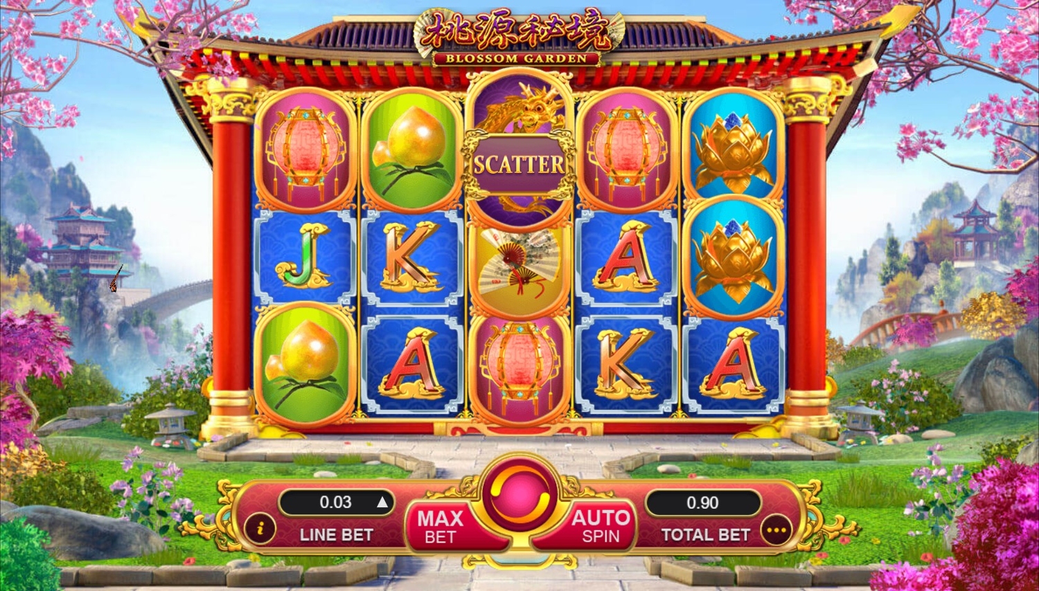 Blossom Garden Slot Gameplay