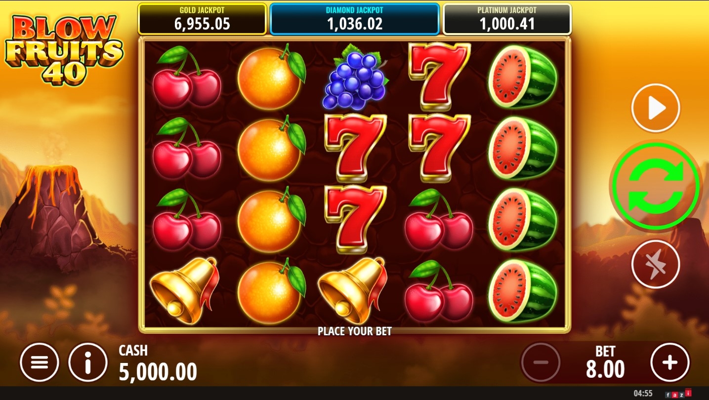 Blow Fruits 40 Slot Gameplay