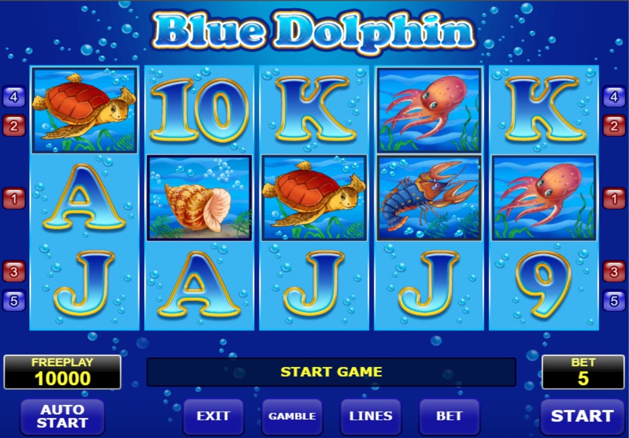 Blue Dolphin Slot Gameplay