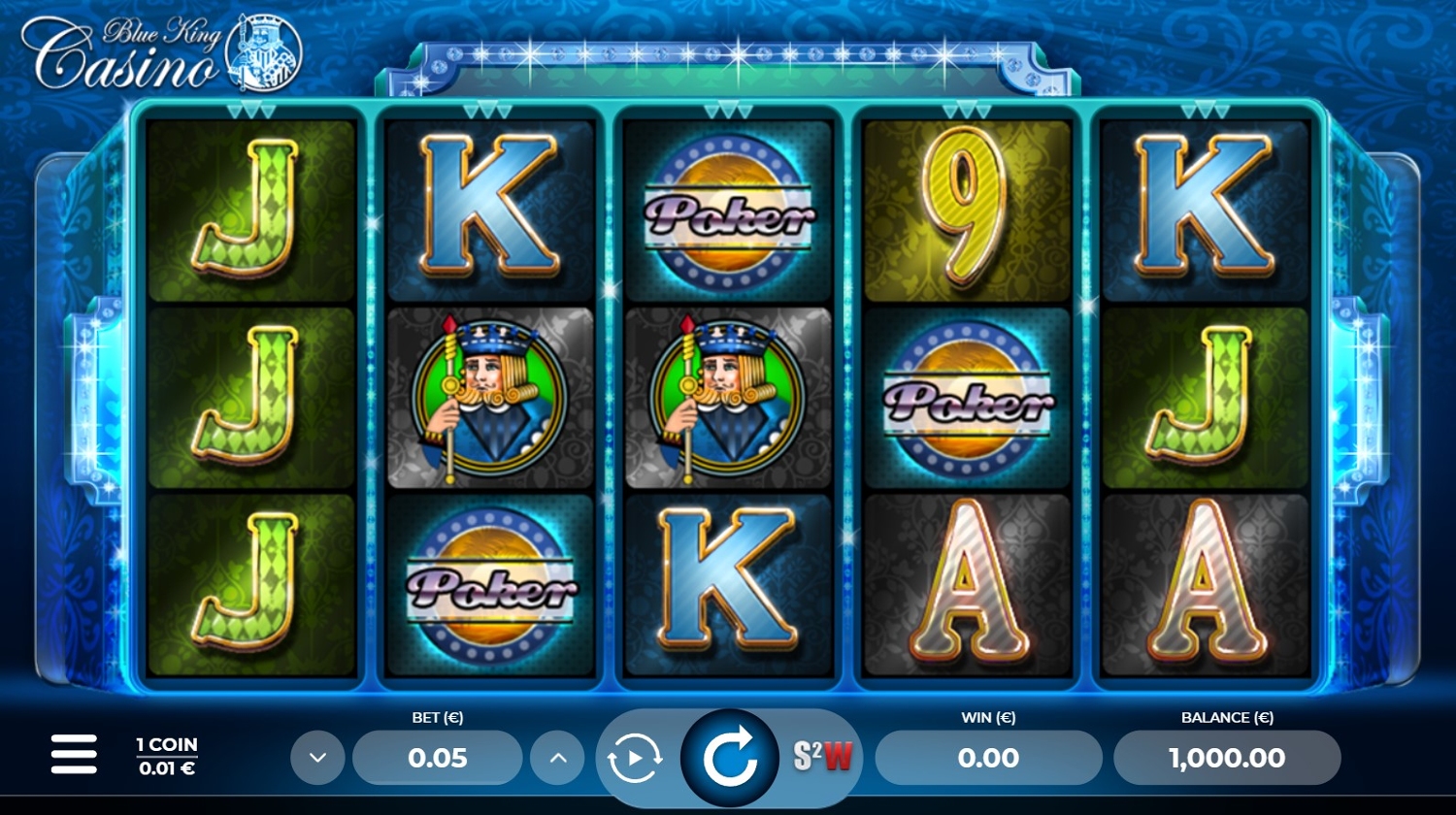 Blue King Casino Slot Gameplay