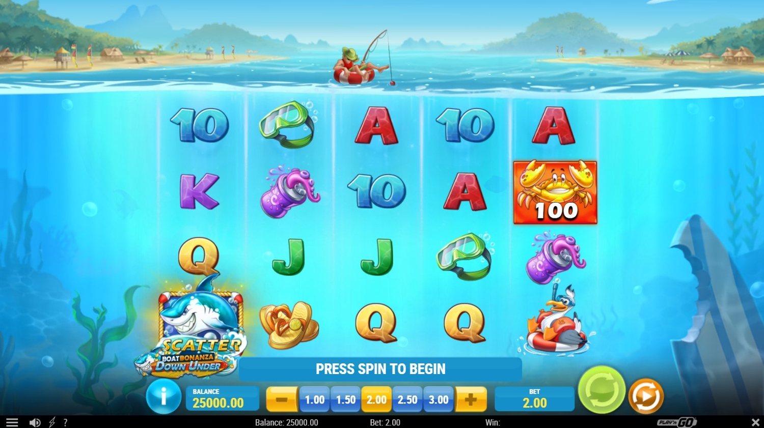 Boat Bonanza Down Under Slot Gameplay