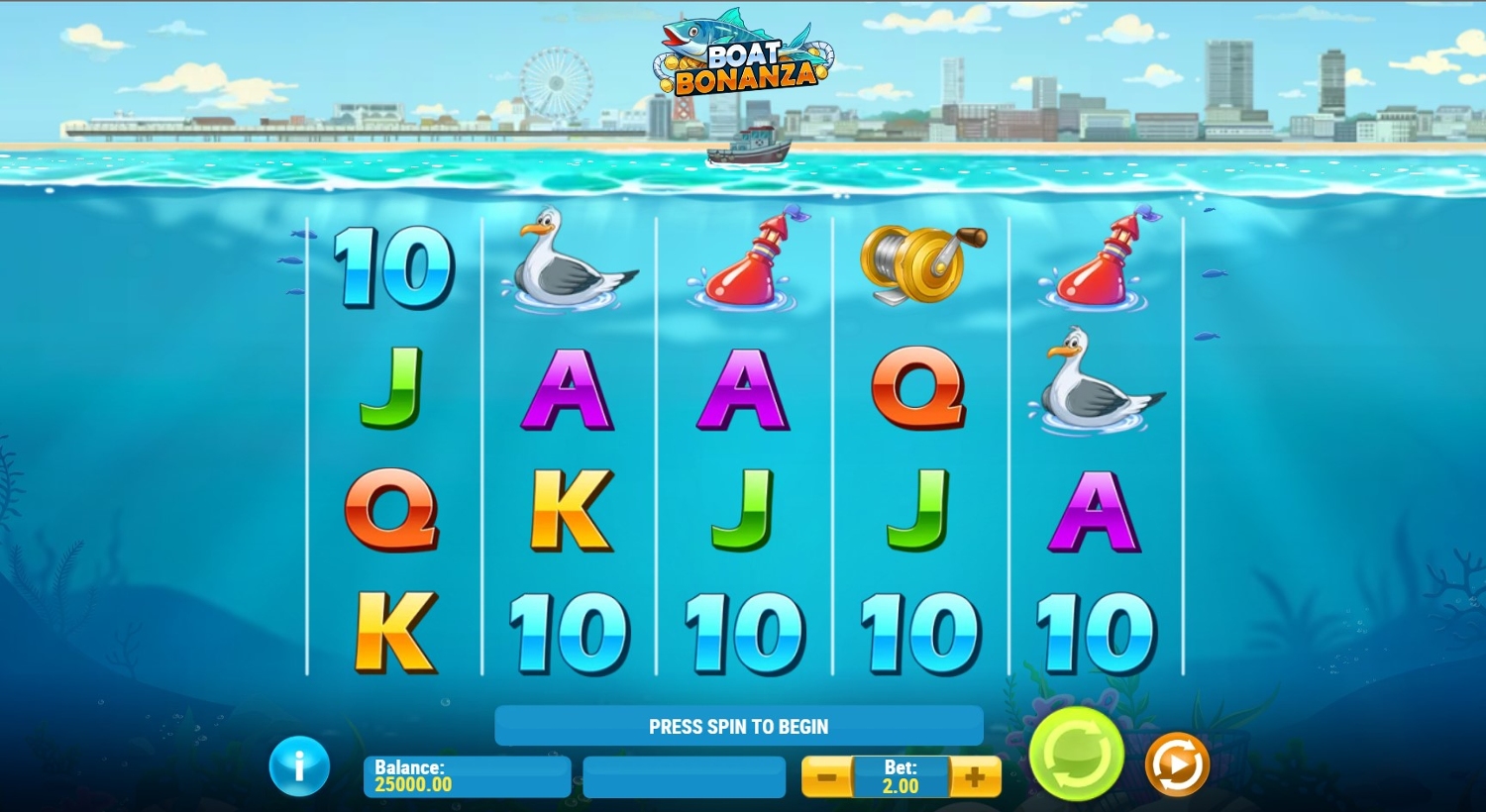Boat Bonanza Slot Gameplay
