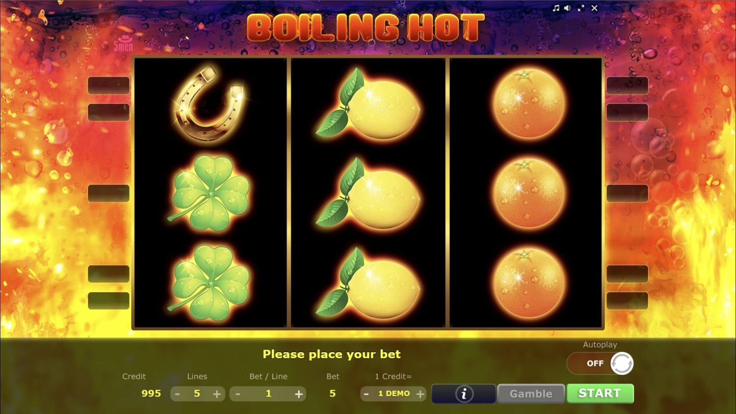 Boiling Hot Slot Gameplay
