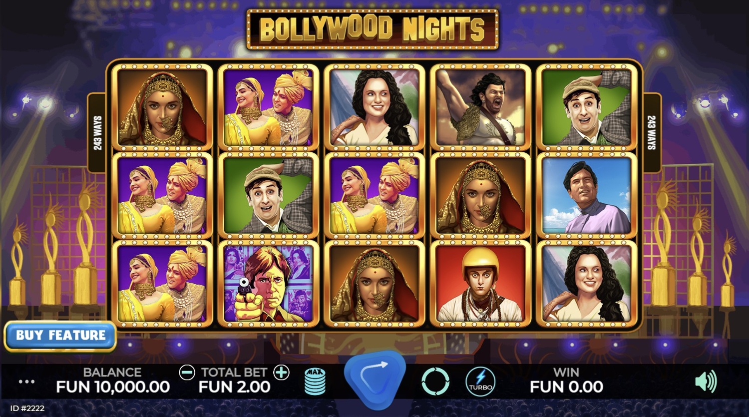 Bollywood Nights Slot Gameplay