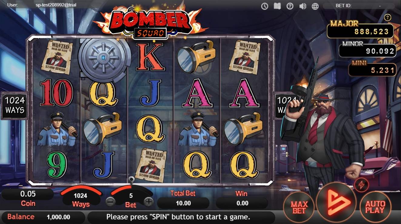 Bomber Squad Slot Gameplay