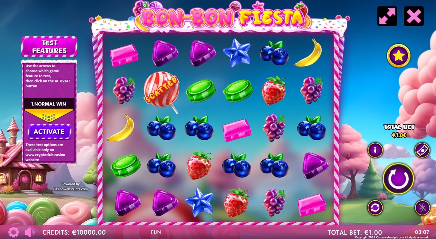 Bon-Bon Fiesta Slot Gameplay