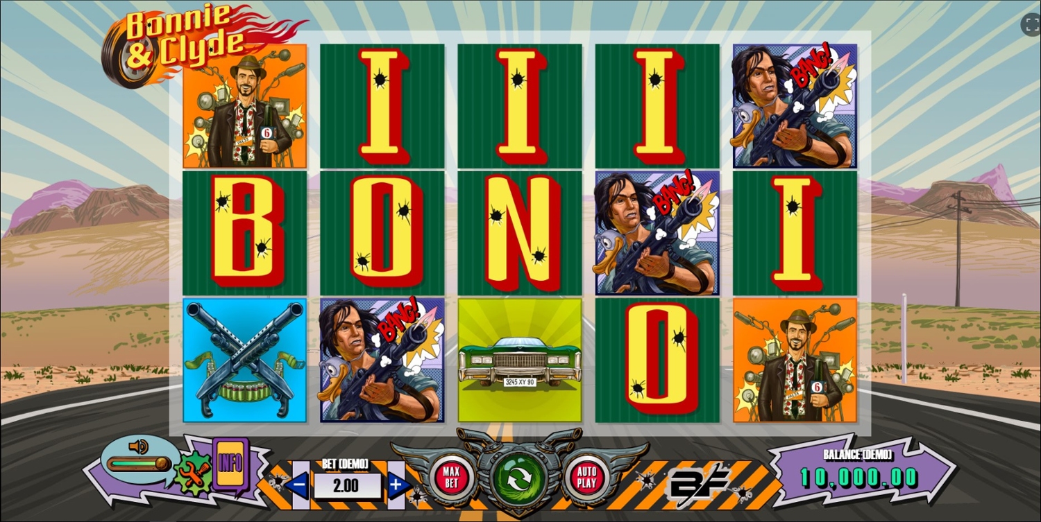 Bonnie & Clyde Slot Gameplay