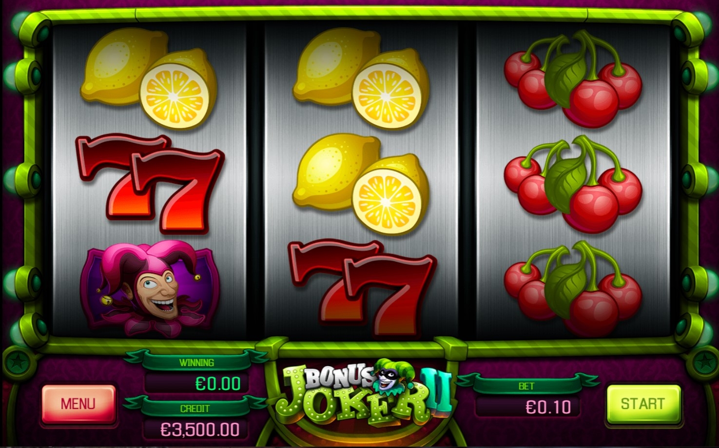 Bonus Joker II Slot Gameplay