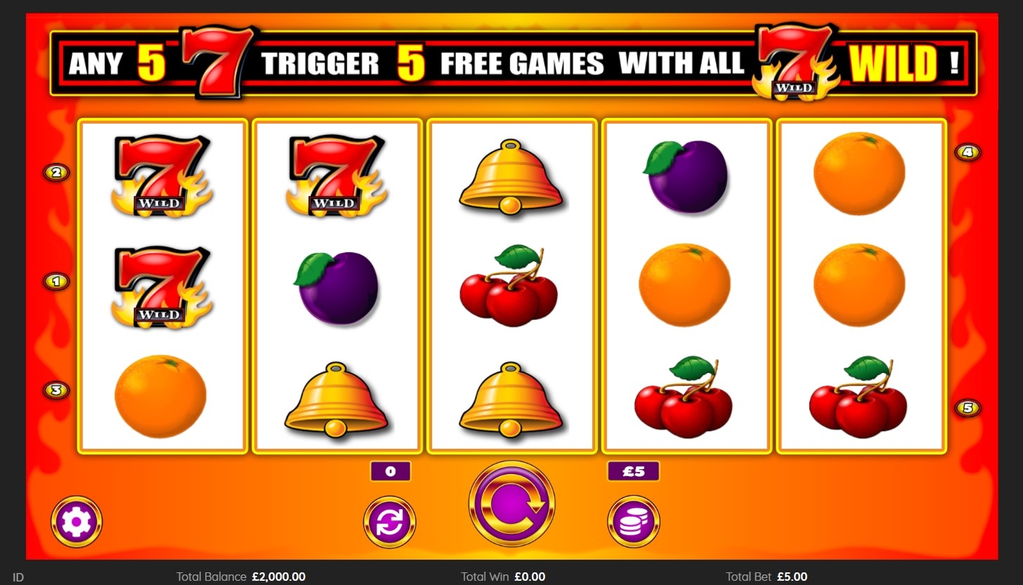 Bonus Sevens Wild Slot Gameplay
