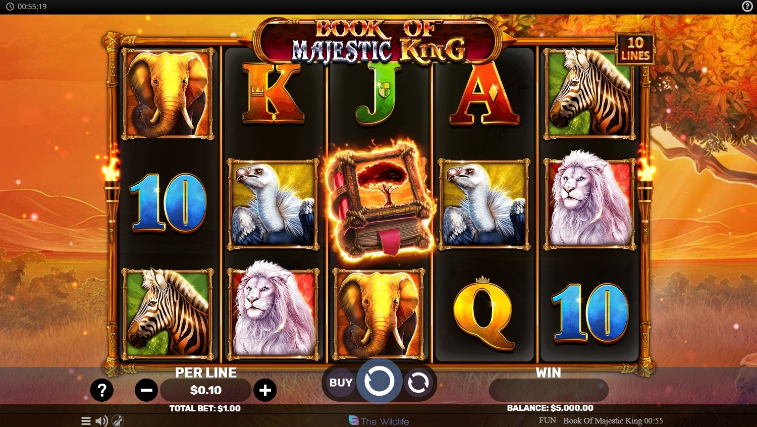 Book Of Majestic King Slot Gameplay