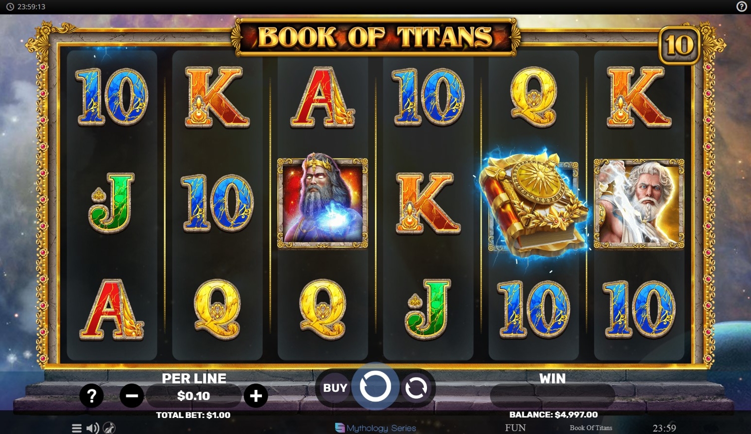 Book Of Titans Slot Gameplay