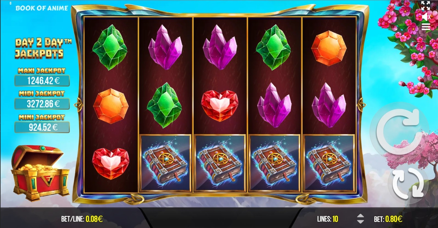 Book of Anime Slot Gameplay