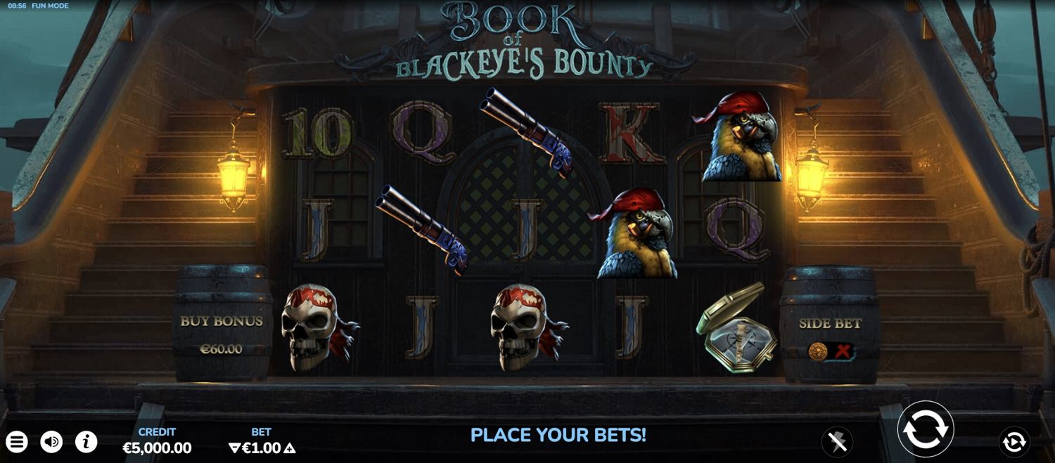 Book of Blackeye's Bounty Slot Gameplay