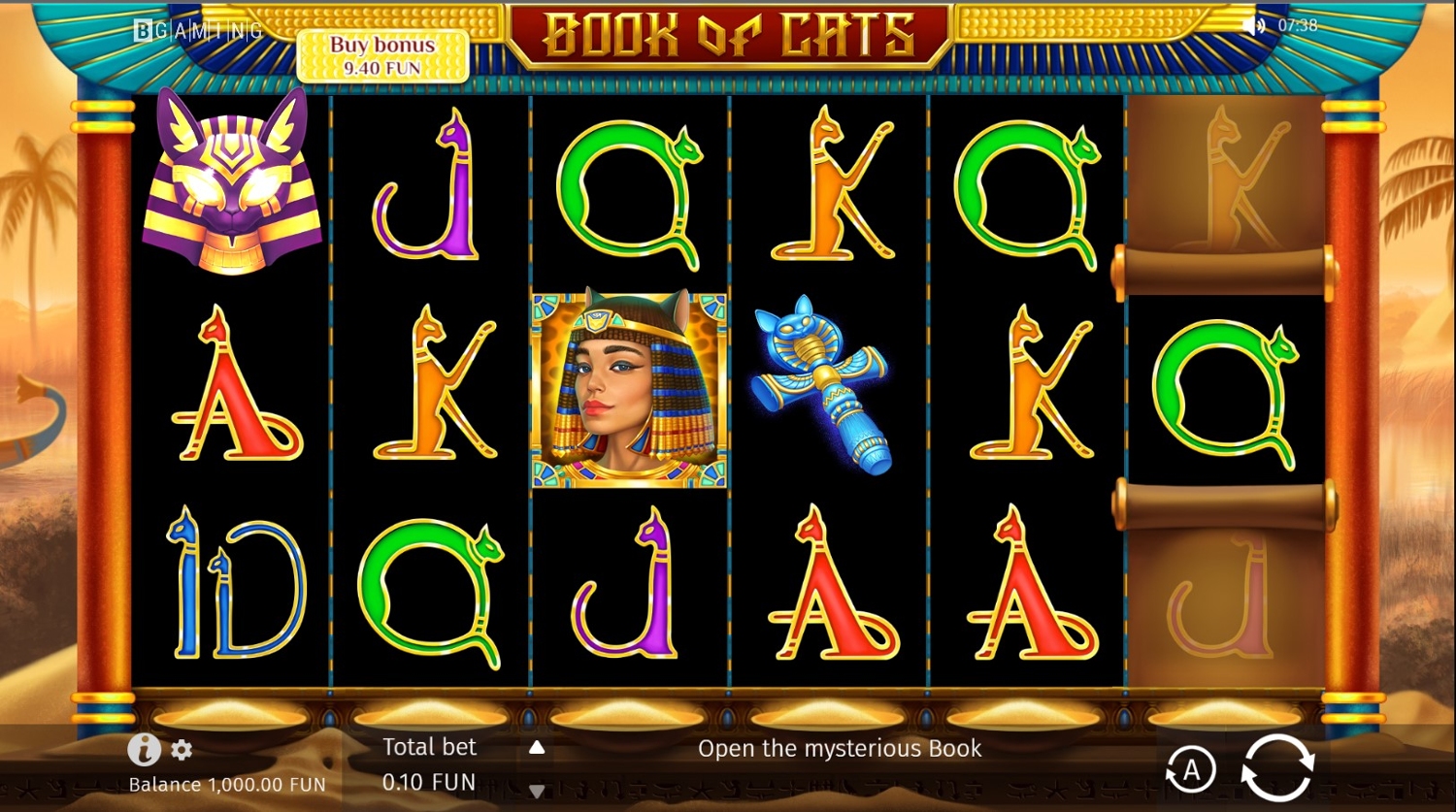 Book of Cats Slot Gameplay