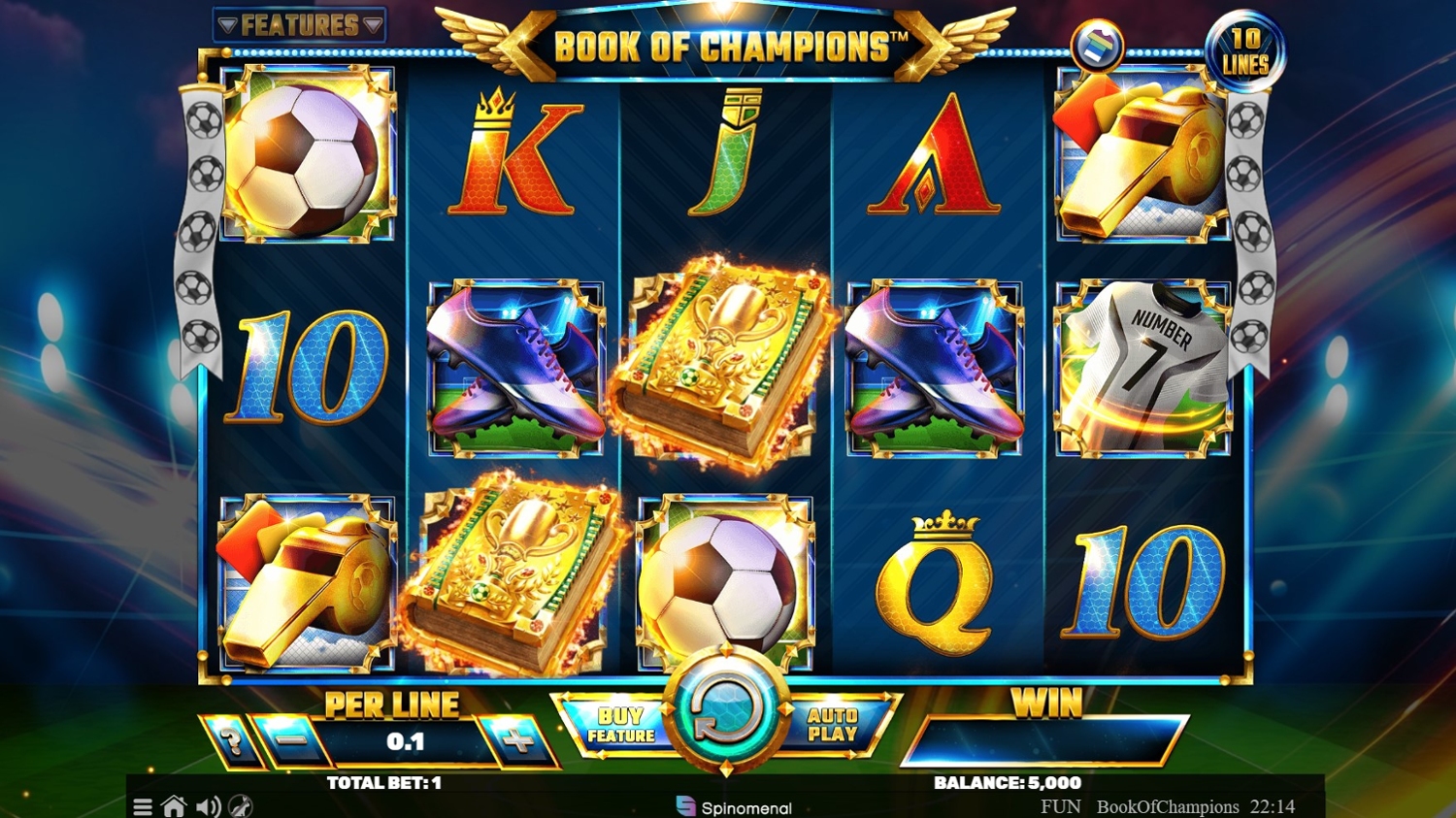 Book of Champions Slot Gameplay