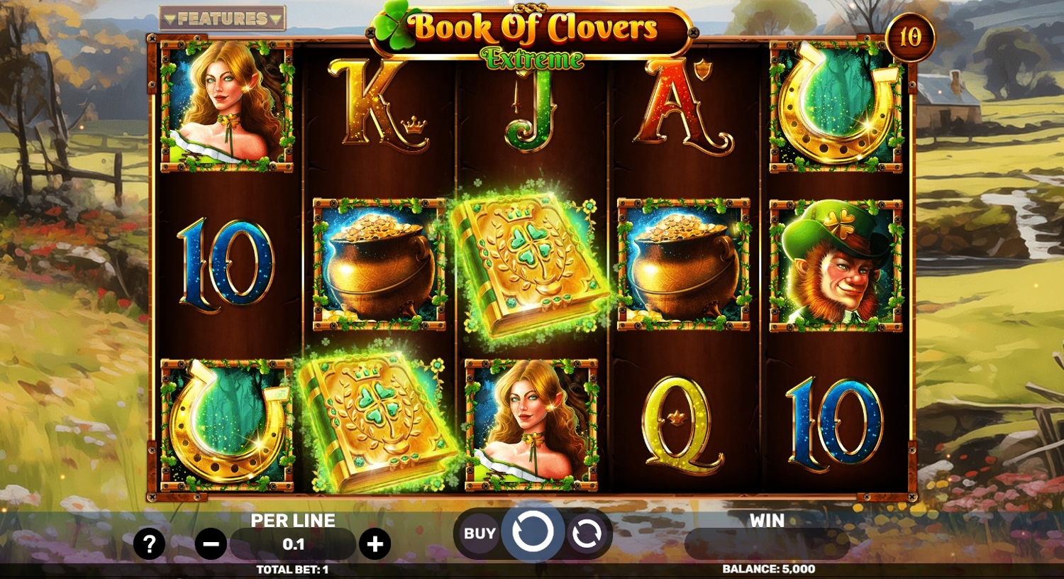 Book of Clovers - Extreme Slot Gameplay