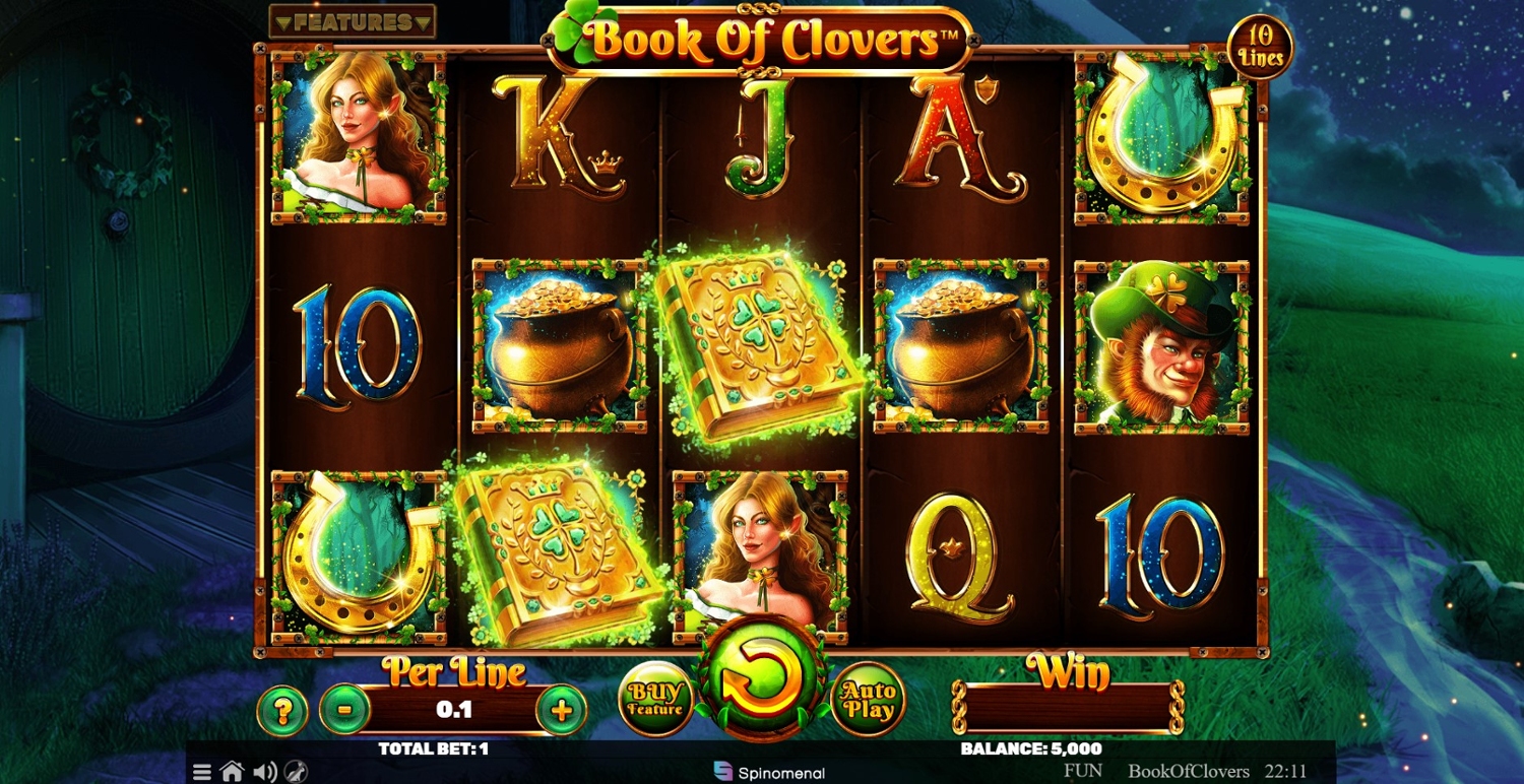 Book of Clovers Slot Gameplay