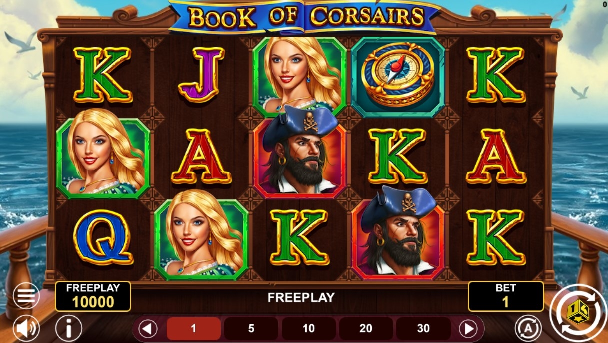 Book of Corsairs Slot Gameplay